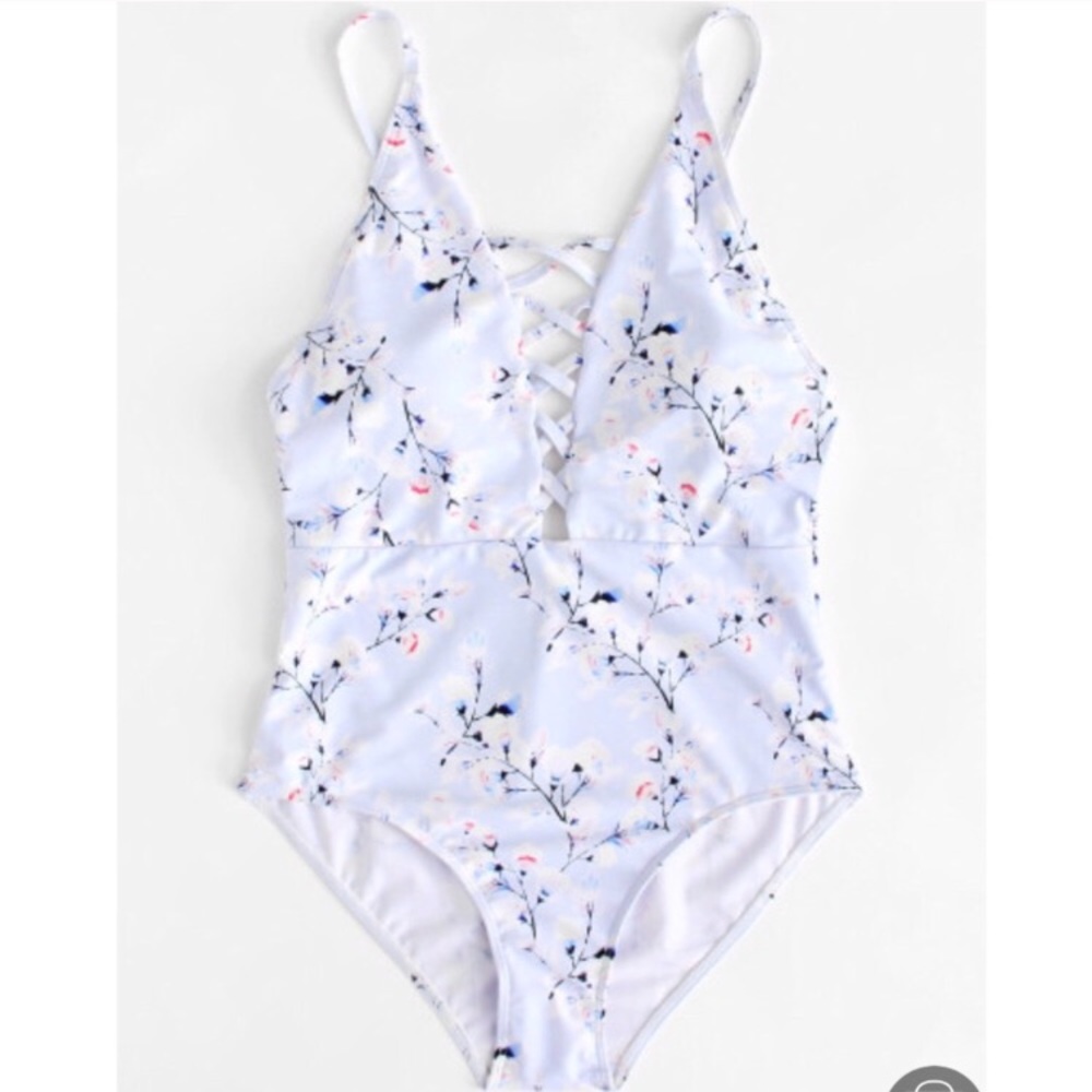 One piece bathing suit